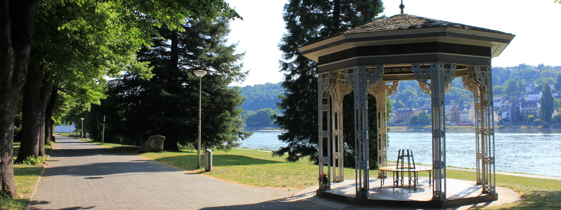 Luisentempel in den Koblenzer Rheinanlagen ©Koblenz-Touristik GmbH