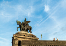 Deutsches Eck mit Kaiserdenkmal ©Koblenz-Touristik, Dominik Ketz