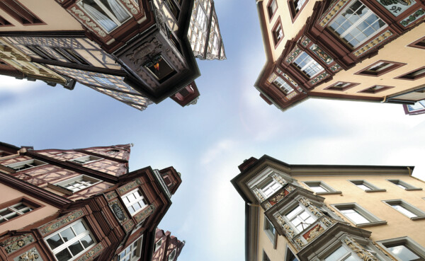 Historische Denkmalzone "Vier Türme" in der Koblenzer Altstadt ©Gauls die Fotografen