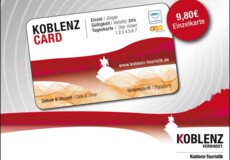 KoblenzCard mit Einzelheiten zur Gültigkeit und Preis ©Koblenz-Touristik GmbH