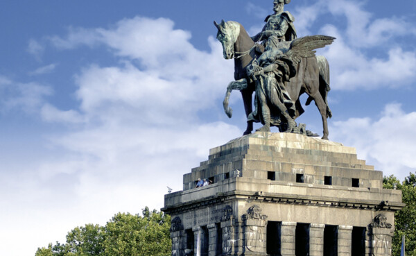 Das Kaiser-Wilhelm-Denkmal am Deutschen Eck ©Koblenz-Touristik GmbH, Gauls