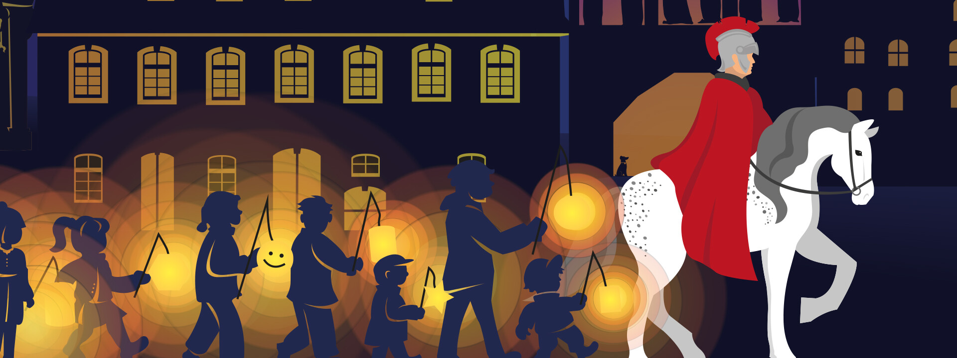 St. Martin reitet durch die Koblenzer Altstadt © Koblenz-Touristik GmbH St. Martin reitet durch die Koblenzer Altstadt © Koblenz-Touristik GmbH