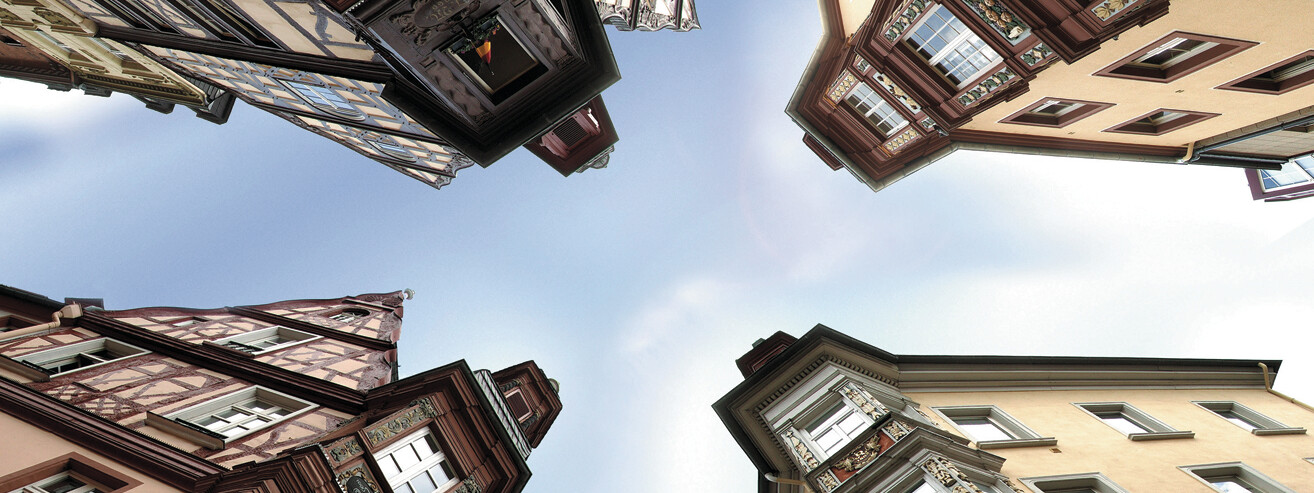 Historische Denkmalzone "Vier Türme" in der Koblenzer Altstadt ©Gauls die Fotografen