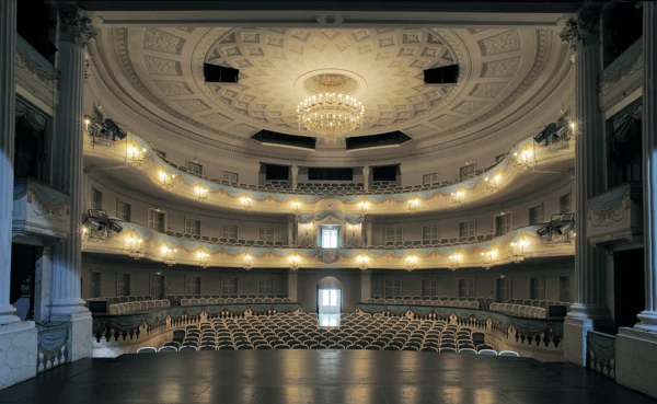 Bühne und Zuschauerbereiche des Theater Koblenz