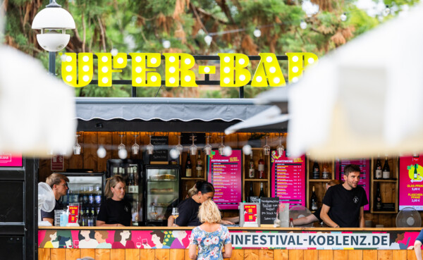 Ufer-Bar an den Schlossstufen © Koblenz-Touristik, Kai Myller