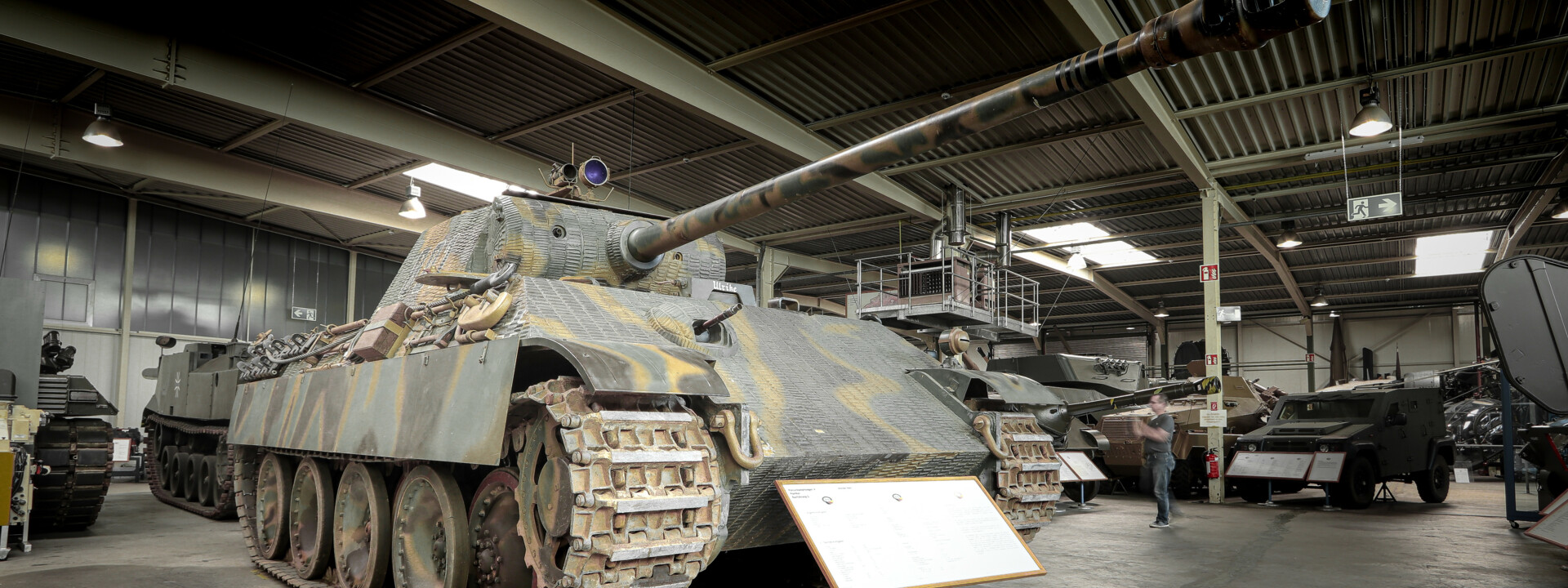 Panzer V Panther in der Wehrtechnischen Studiensammlung ©Koblenz-Touristik GmbH, Johannes Bruchhof Panzer V Panther in der Wehrtechnischen Studiensammlung ©Koblenz-Touristik GmbH, Johannes Bruchhof