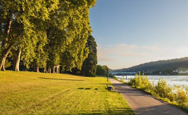 Rheinpromenade Koblenz © Johannes Bruchhof Rheinpromenade Koblenz am Abendlicht © Johannes Bruchhof
