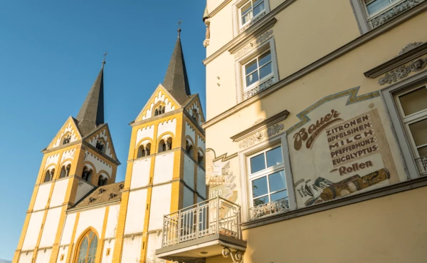 Die Florinskirche auf dem Florinsmarkt in Koblenz