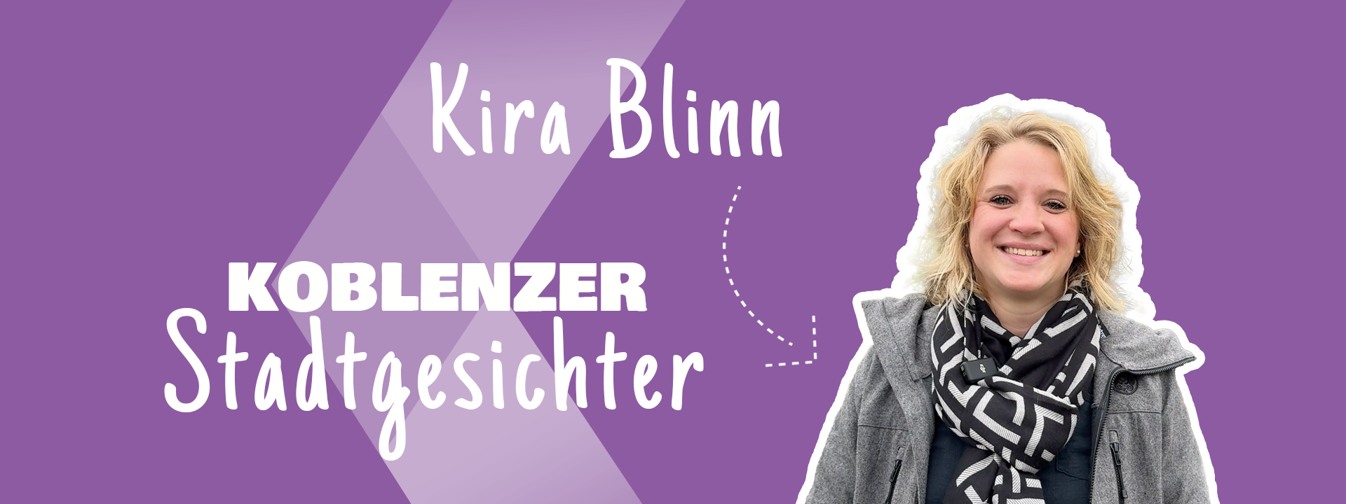Stad gezicht Kira Blinn © Koblenz-Touristik, Annika Eichelbaum Portret van Kira Blinn © Koblenz-Touristik, Annika Eichelbaum