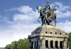 Das Kaiser-Wilhelm-Denkmal am Deutschen Eck ©Koblenz-Touristik GmbH, Gauls