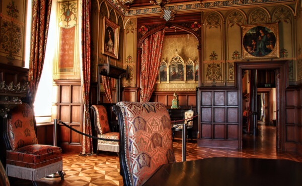 Innenraum im Schloss Stolzenfels  ©Koblenz-Touristik GmbH, Johannes Bruchhof 