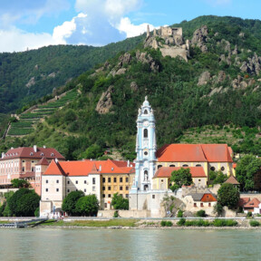Weinregion Wachau in Österreich © 