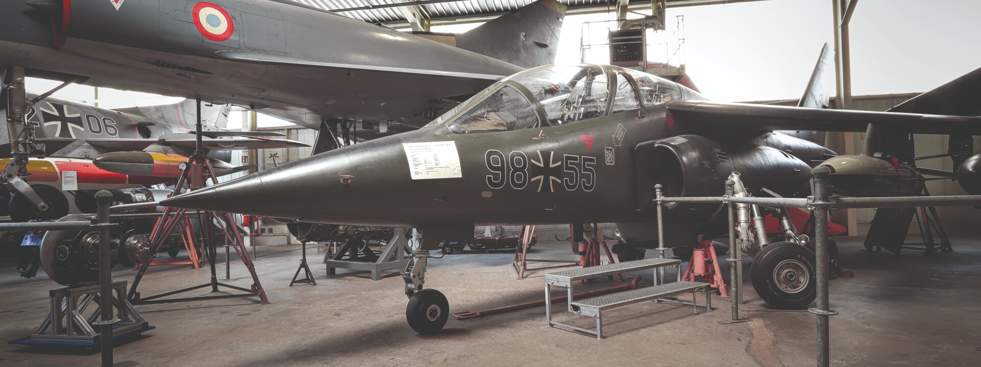 Alte Kampfjets in der Wehrtechnische Studiensammlung in Koblenz © Johannes Bruchhof Alte Kampfjets in der Wehrtechnische Studiensammlung in Koblenz © Johannes Bruchhof