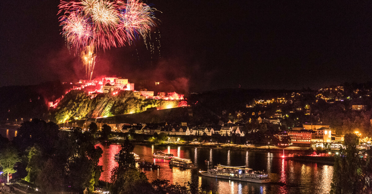 Rhein in Flammen® auf dem Schiff - Aktuelles - Visit Koblenz