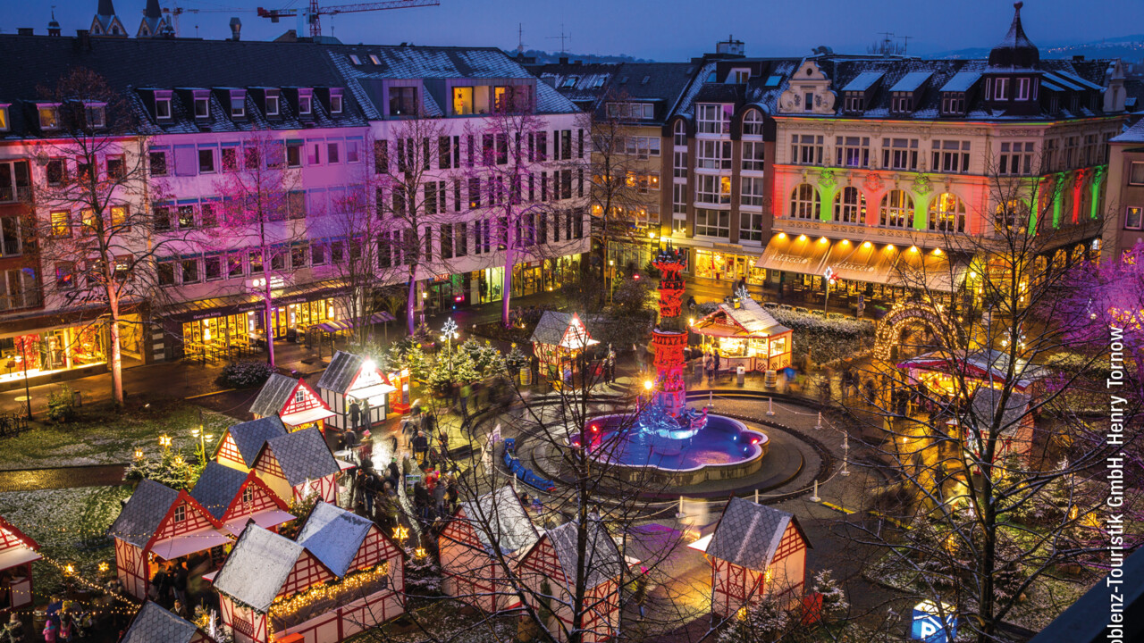 Christmas market in Koblenz &copy; 