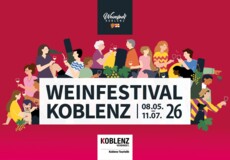 Grafik mit Programm f&uuml;r Weinfestival Koblenz &copy; Koblenz-Touristik GmbH