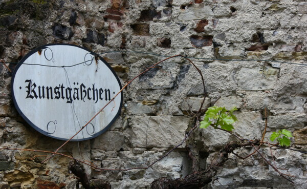 Schild Kunstgässchen © 