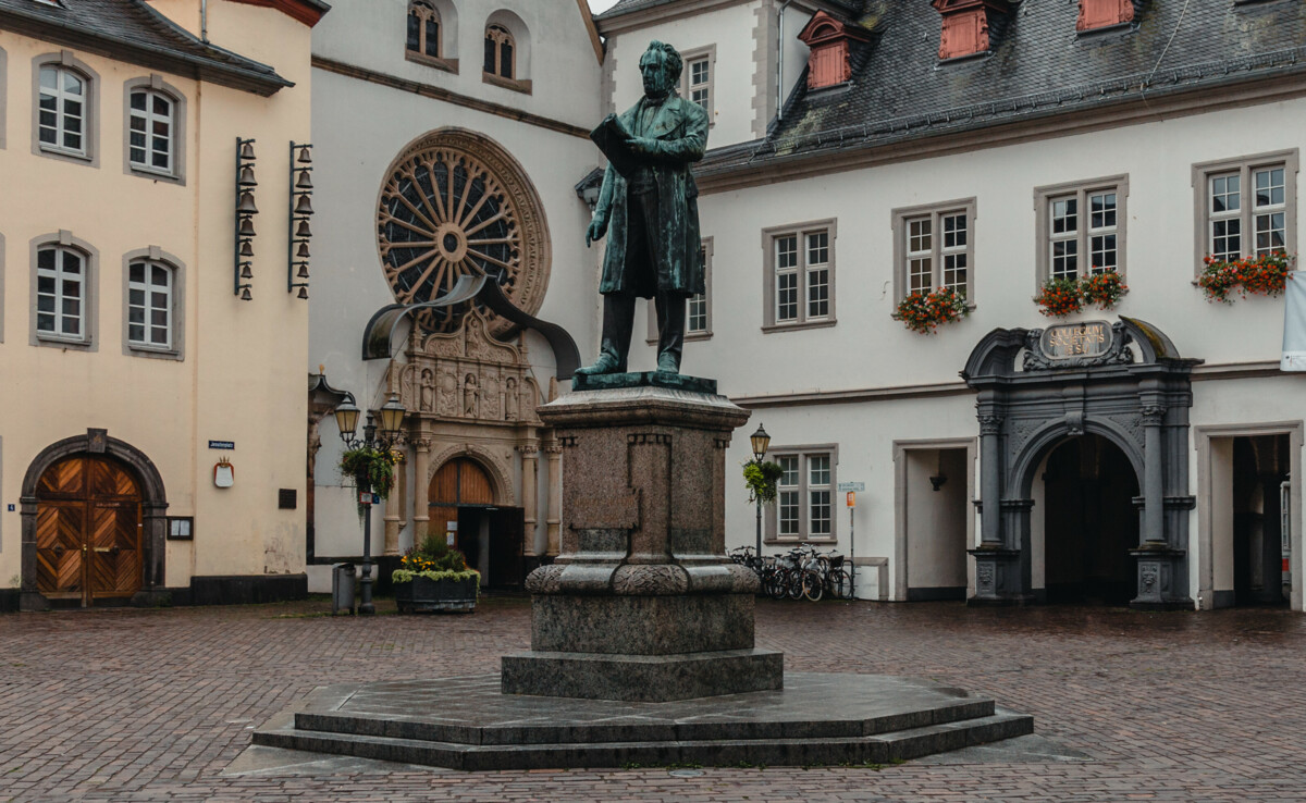 Jesuitenplatz Square Surrounded by Historical Buildings Visit.Koblenz